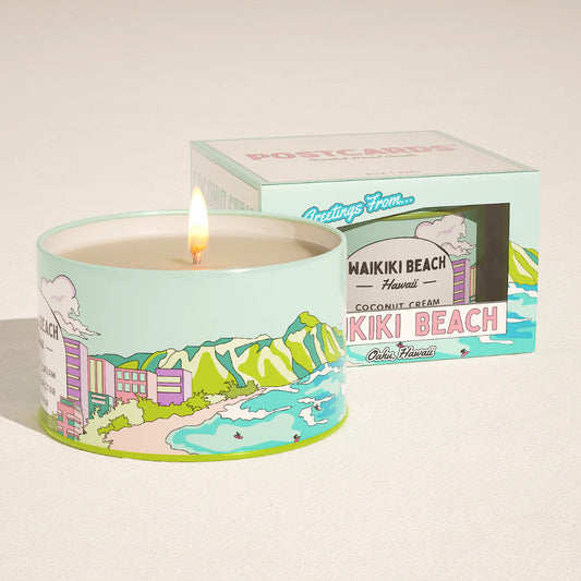 Jaws Postcards Candle - Loco Boutique