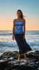 Loco Boutique Rainforest Cami Tankini - NAVY / XS