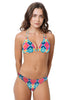 Loco Boutique Batik Ruched Side Bikini Bottom - Mint / XS