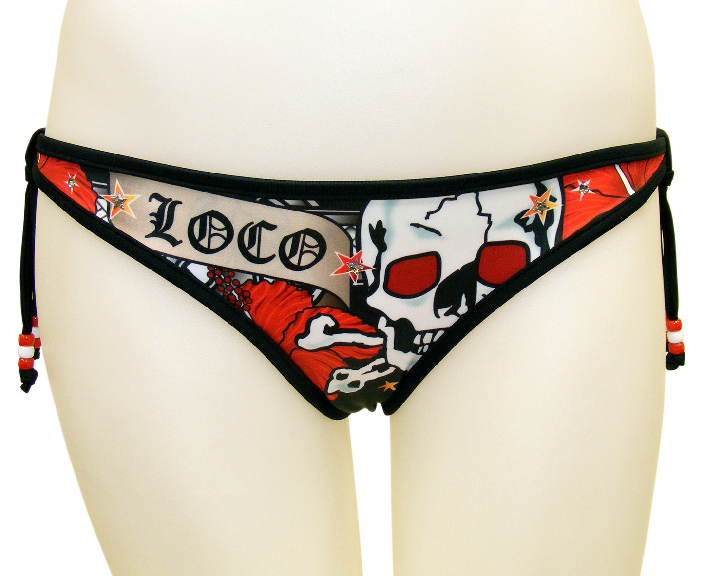 Angel Heart Reversible Full Coverage Bottom - Loco Boutique