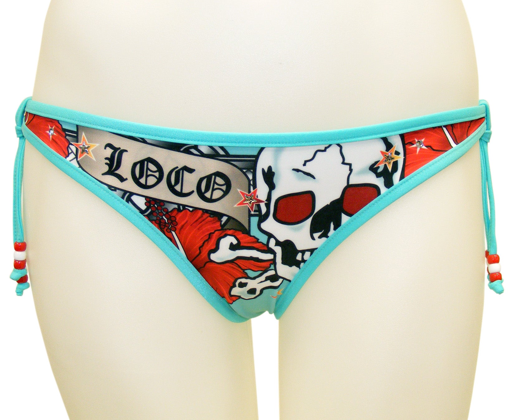 Angel Heart Reversible Full Coverage Bottom - Loco Boutique