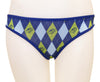 Argyle 1 1/2" Side - Navy / XS