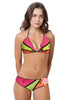 Loco Boutique Color Blocking Pipingless - Lime / XS