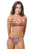 Loco Boutique Jaguar Reversible Gathered Edge - SALMON / XS