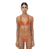 Loco Boutique Solid Bikini Top - ORANGE / XS