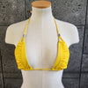 Loco Boutique Pure Sunglow Triangle Bikini Top - SUNGLOW / XS