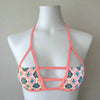 Loco Boutique Kaimana Bohemian Strapped Triangle Top - CORAL / XS