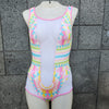 Loco Boutique Sunstar Cut-Out One-Piece Swimsuit - MINT / XS
