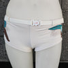 Loco Boutique Lanikai Belted Boyshorts - CREAM / XS
