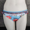 Loco Boutique Lace Side Ruffle - BLUE / XS