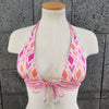 Loco Boutique Lozenge Keyhole Front Banded Chest - PINK / XS