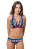 Loco Boutique Poncho V-Neck Bandeau - Purple / S