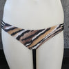 Loco Boutique Tiger Strappy Spaghetti Sides - BLACK / XS