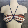 Loco Boutique Loco Chain Tab Front Bandeau - NAVY / XS