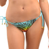 Loco Boutique Bandana Cinched Back Side Ties - BROWN / XS