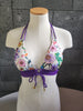 Loco Boutique Garden of Eden Keyhole Front Banded Chest - PURPLE / XS