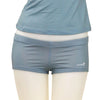 Loco Boutique Solid Logo Boy Shorts - GRAY / XS