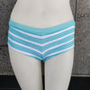 Loco Boutique Hibiscus Line Reversible Boyshort Swim Bottom - LIGHT JADE / S