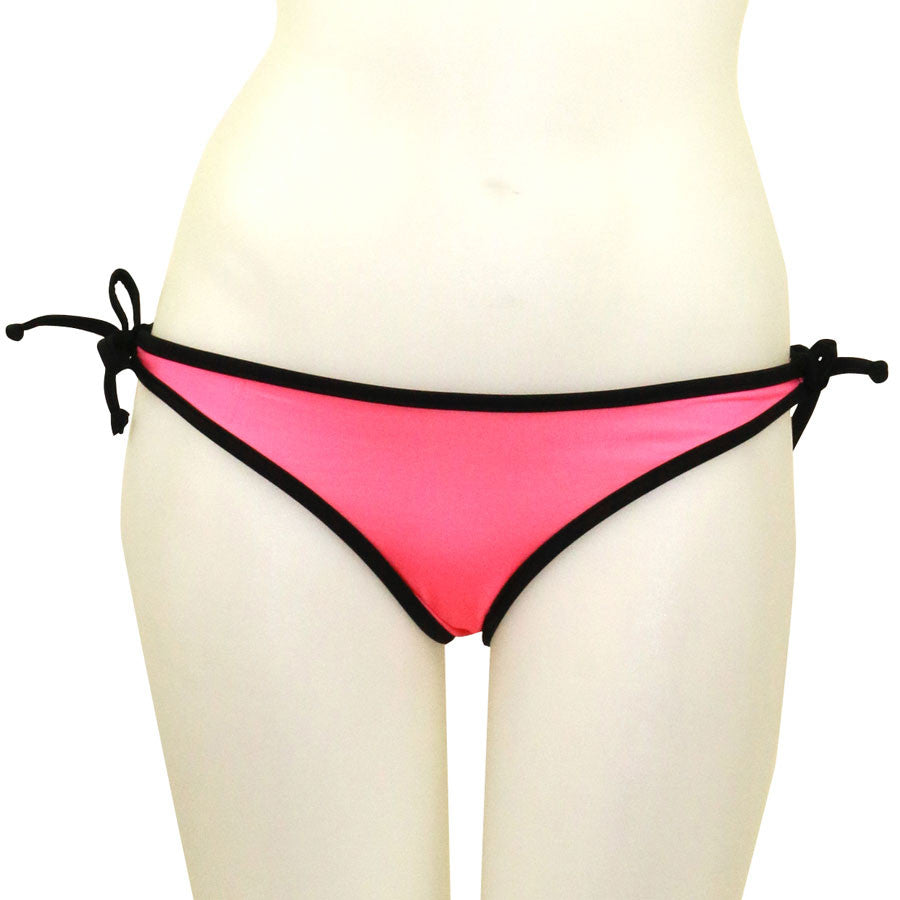Loco Boutique Neon Black Piping Removable Bows