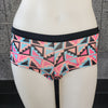 Loco Boutique Step Geo Banded Waist Boyshorts - BLACK / XS