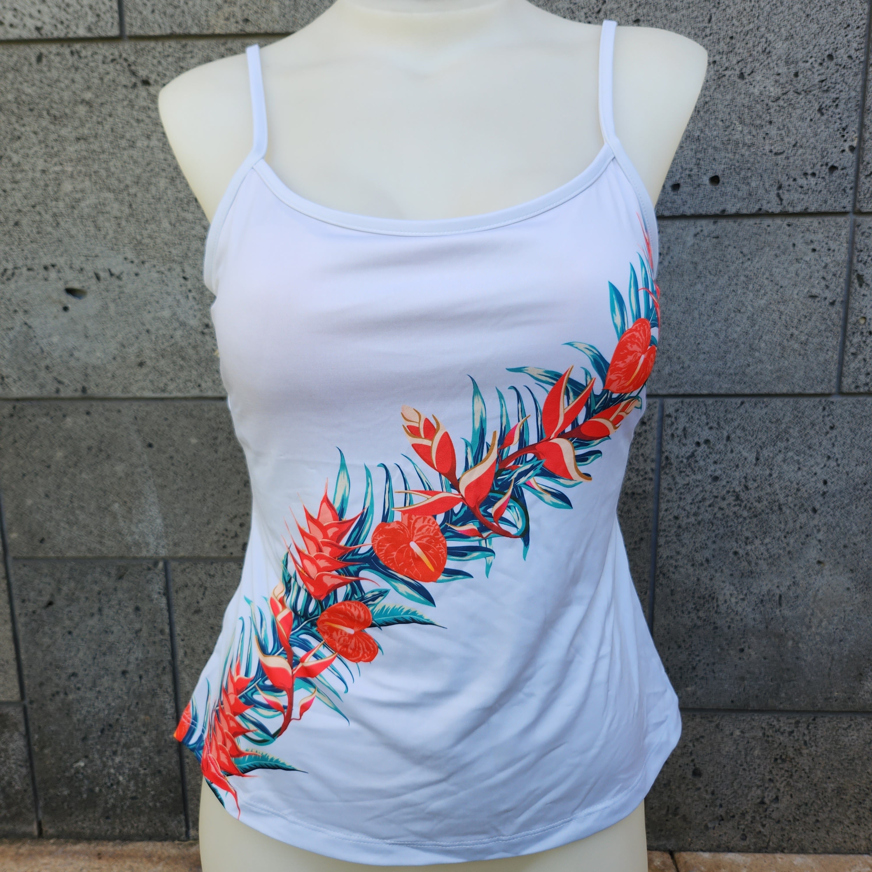 Loco Boutique Retro Hawaii Cami Tankini Top