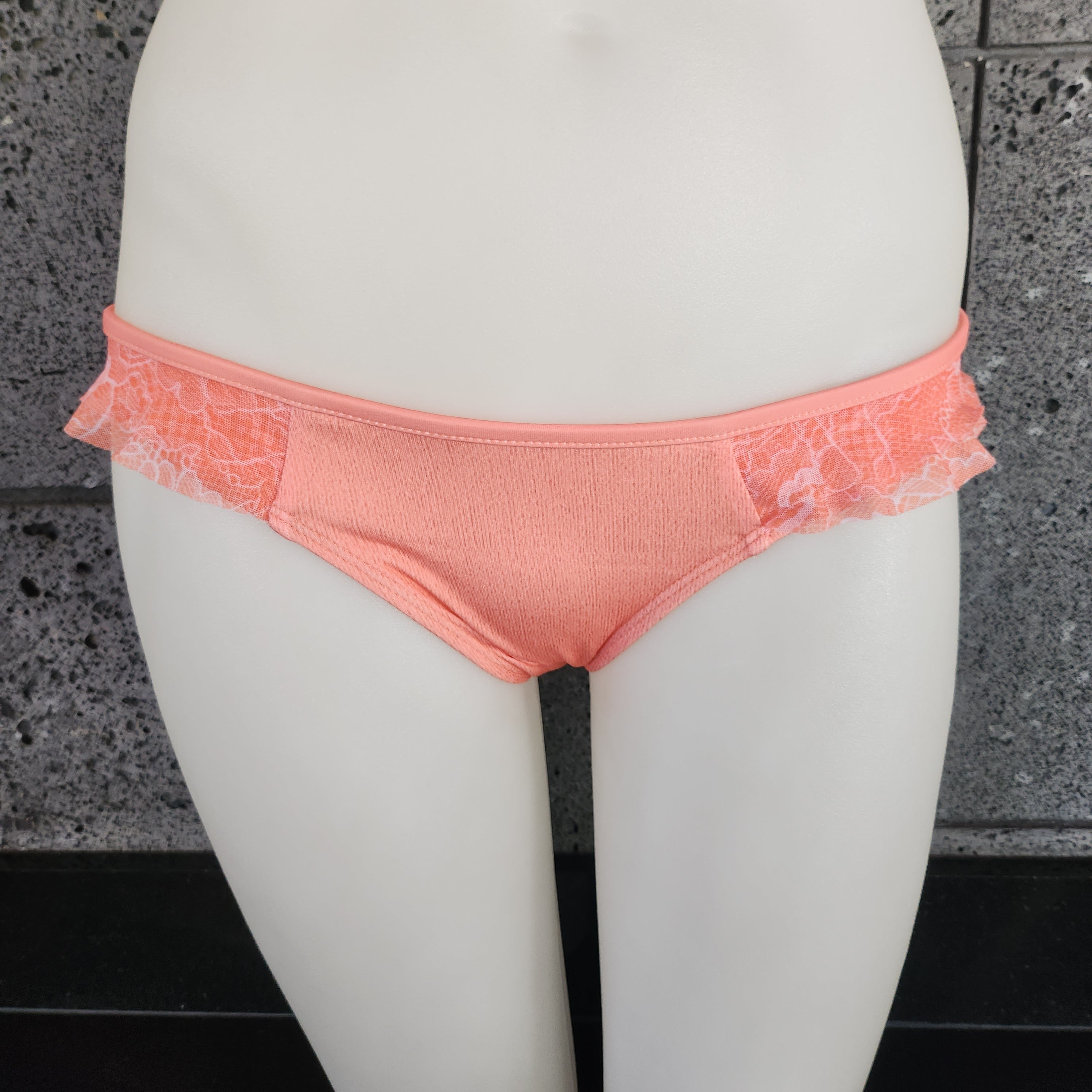 Loco Boutique Pure Lace Double Sided Ruffles Bikini Bottom