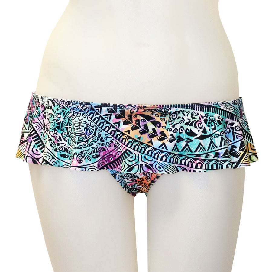 Loco Boutique Hawaiian Tats Falda inferior