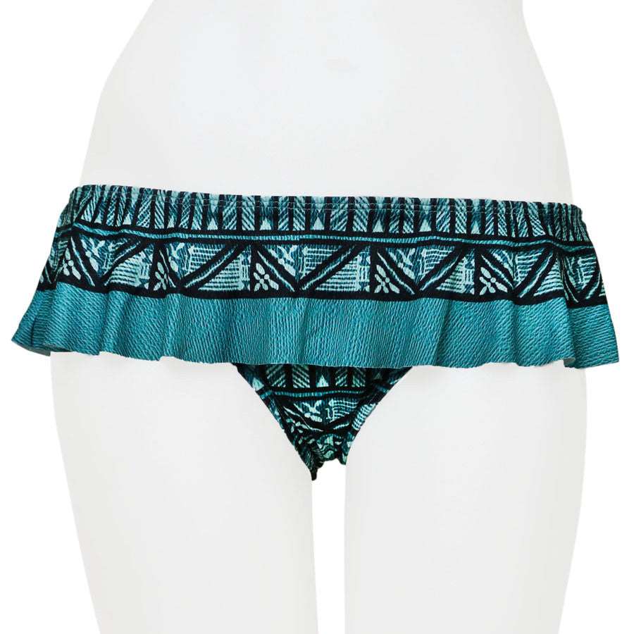 Loco Boutique Hawaiian Geo Skirted Swim Bottom