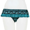 Loco Boutique Hawaiian Geo Skirted Swim Bottom - JADE / S