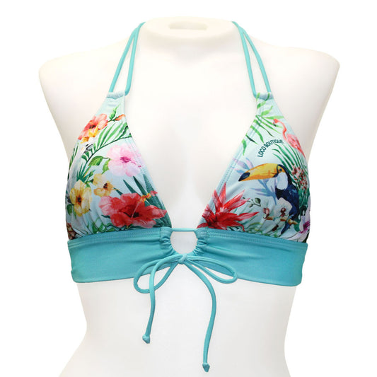 Tropical Bird Keyhole Front Banded Chest - Loco Boutique