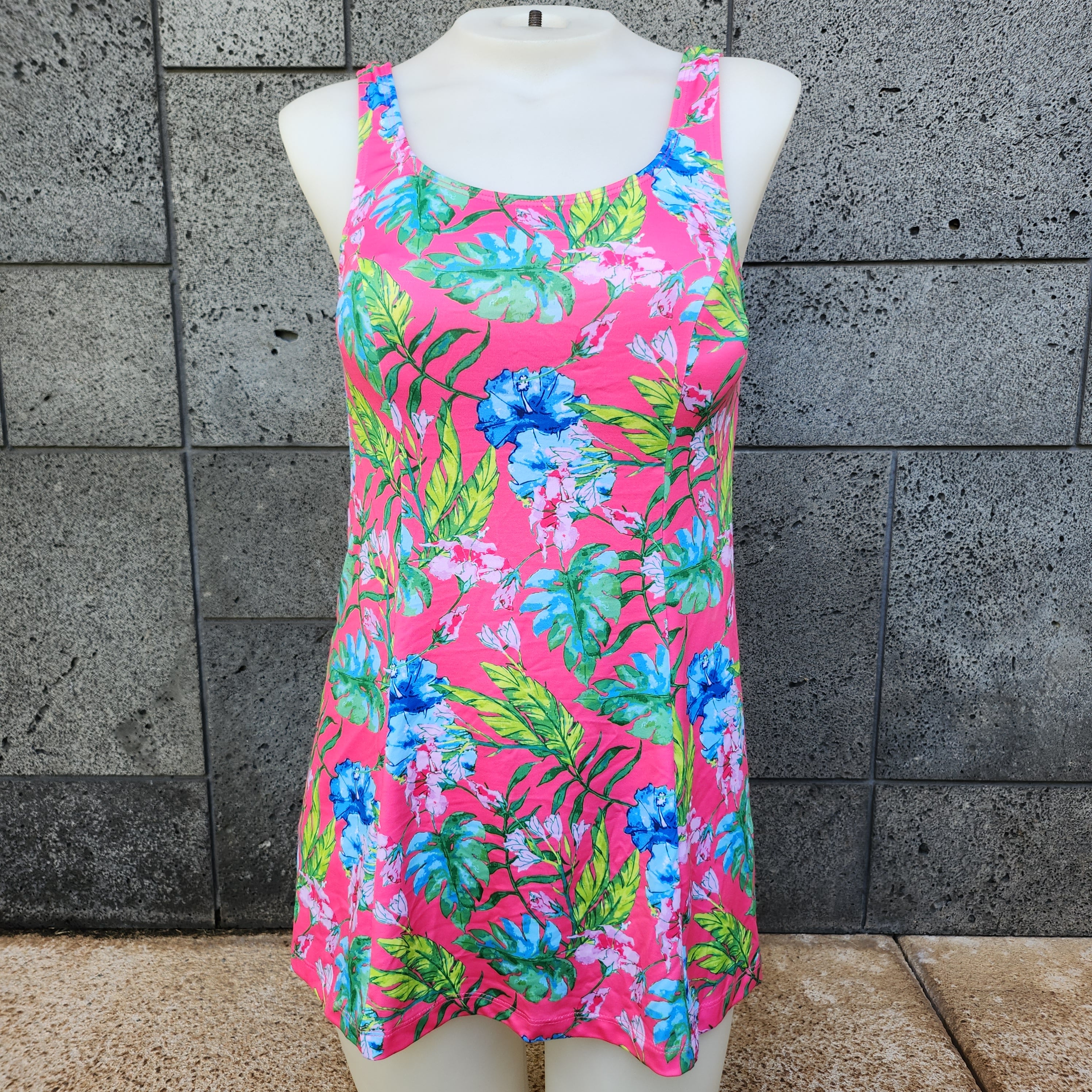 Loco Boutique Water Color Princess Seam Swim Dress