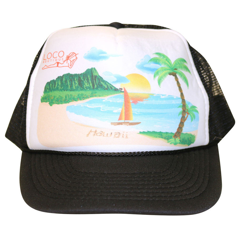 Waikiki Beach Mesh Cap Loco Boutique