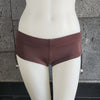 Loco Boutique Blank Side Gathered Boyshorts - BROWN / XS