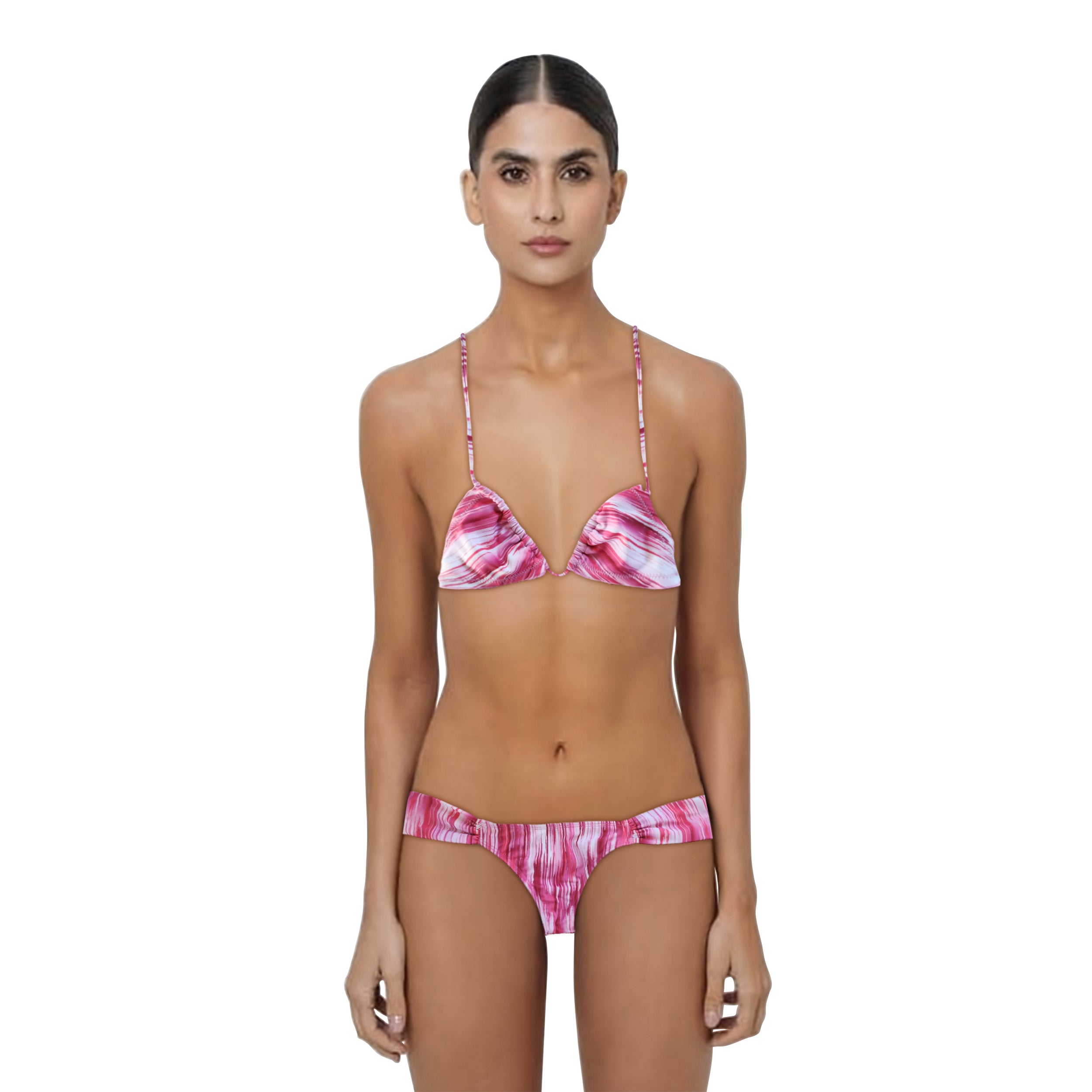 Loco Boutique Soundwaves Side Ruched Bikini Bottom