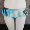 Loco Boutique Palm Photo Skirted Swim Bottom - MINT / S