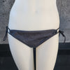 Loco Boutique Blank Tie-Side Bikini Bottom - BLACK / S