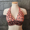 Loco Boutique Jaguar Front Gathered Banded Chest - SALMON / M
