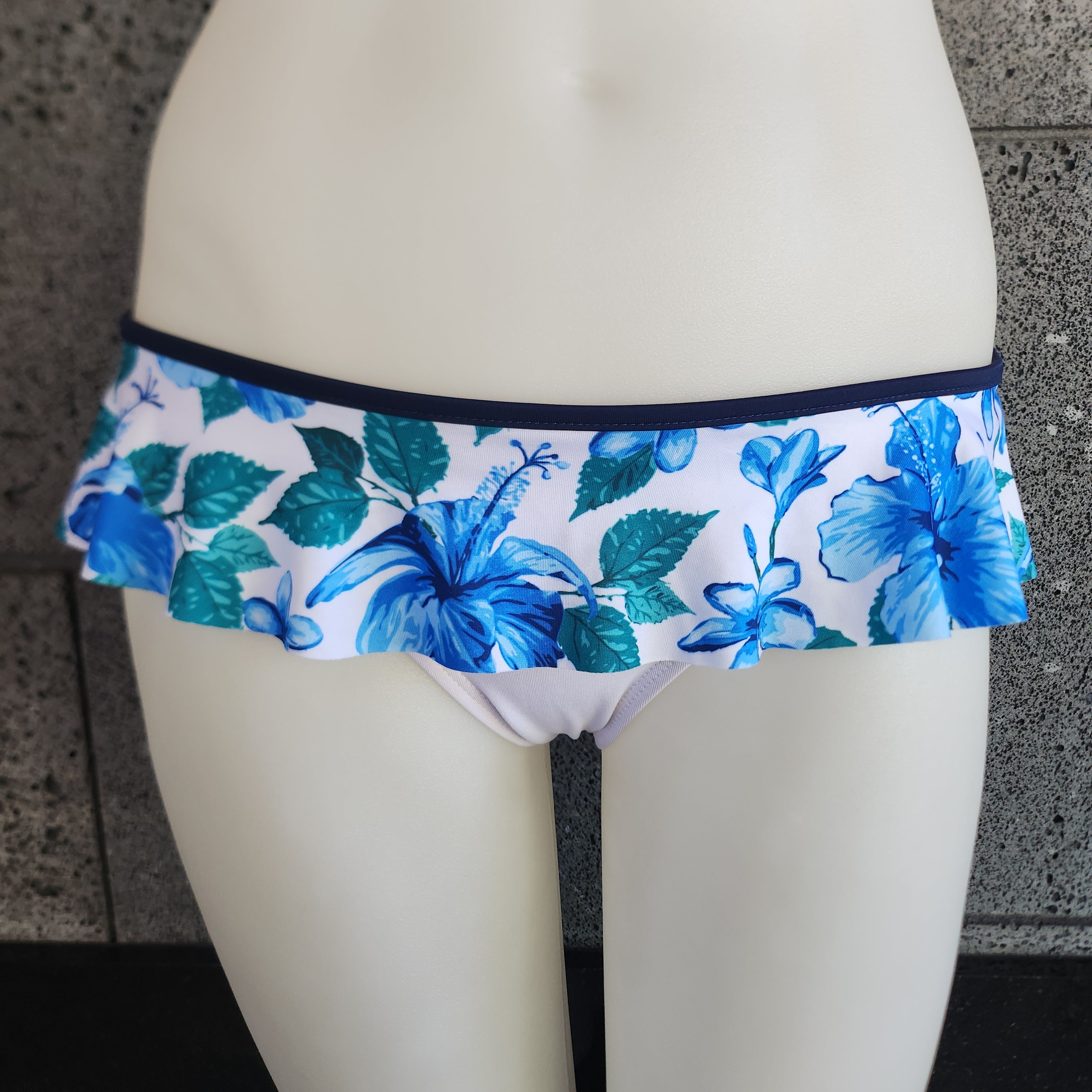Hawaiian Blue Skirted Bottom