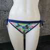 Loco Boutique Blue Flower Reversible Banded Waist - NAVY / S