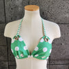 Loco Boutique Polka Dot Triangle Bikini Top - BRIGHTGEN / XS