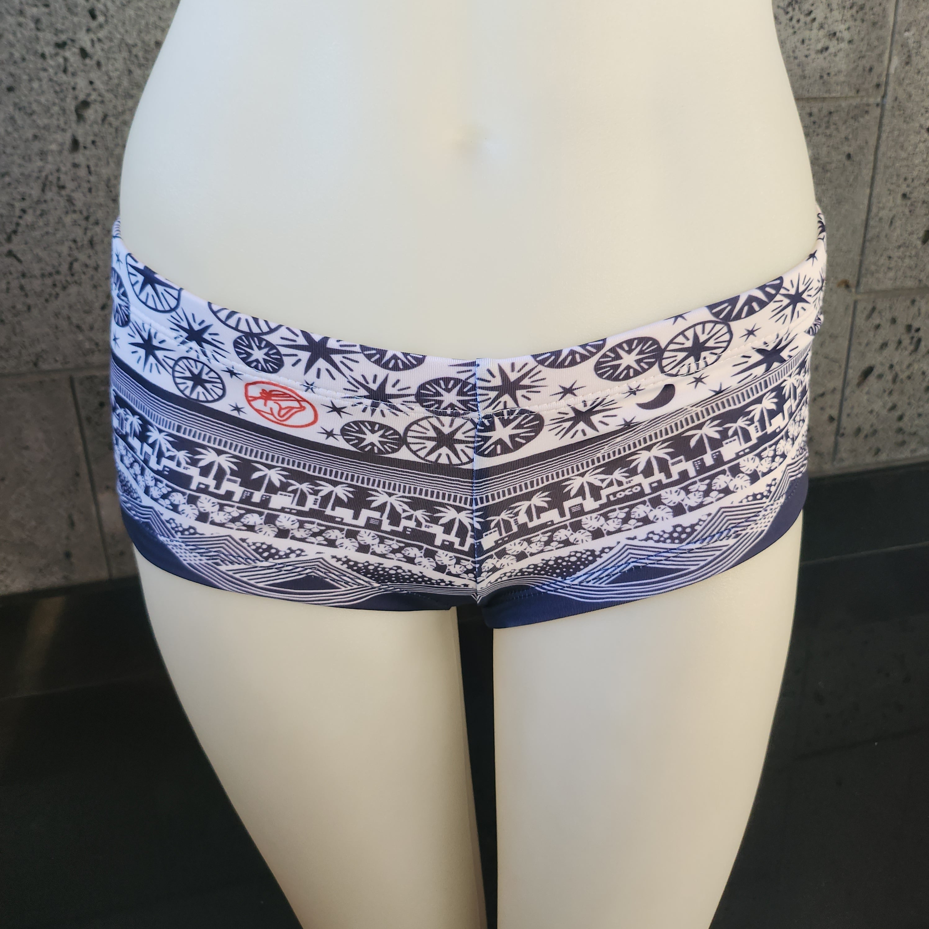 Loco Boutique Woman's Waikiki Fireworks Boyshorts