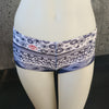 Loco Boutique Woman's Waikiki Fireworks Boyshorts - WHITE / XS