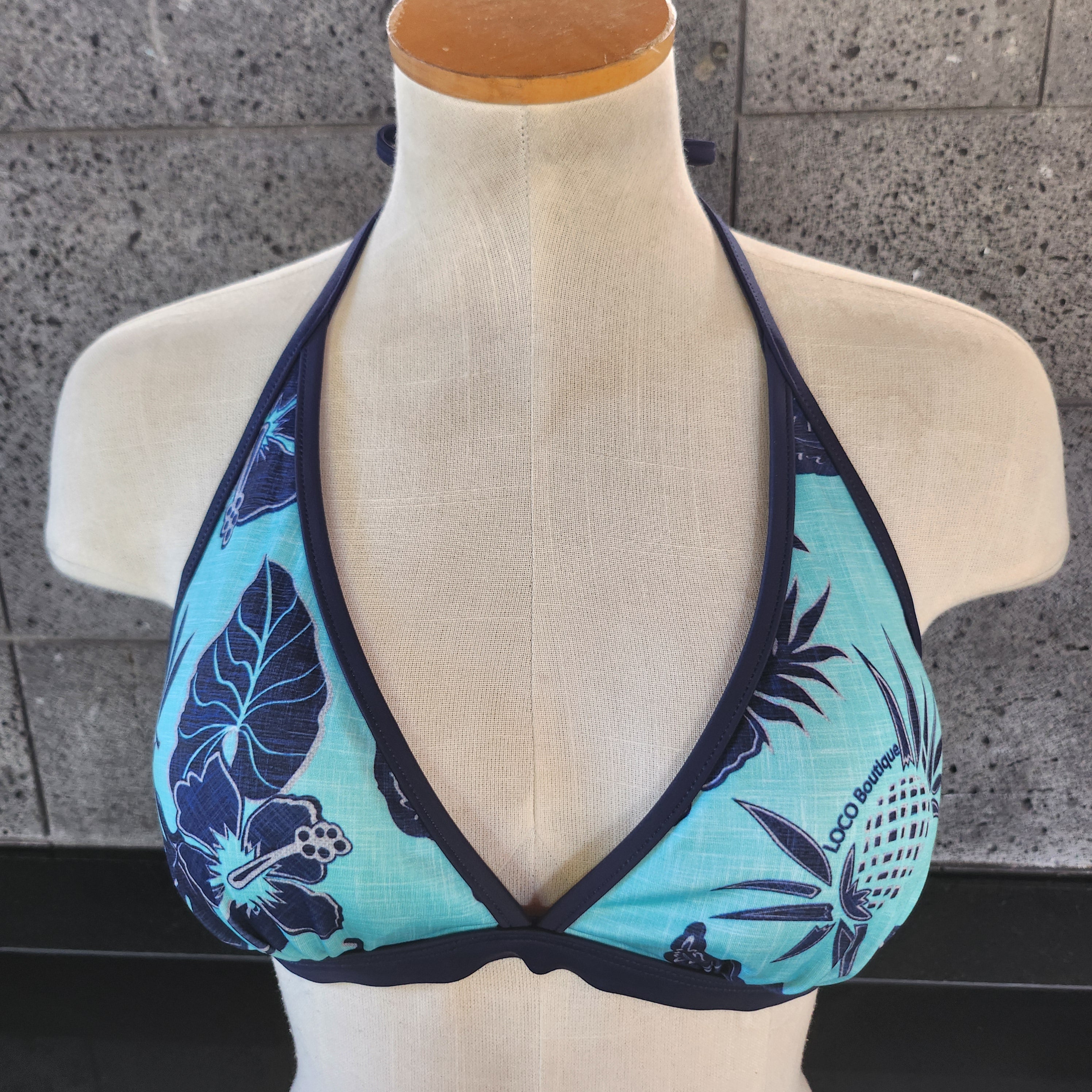 Loco Boutique Thicket Linen Stripe Reversible Banded Chest