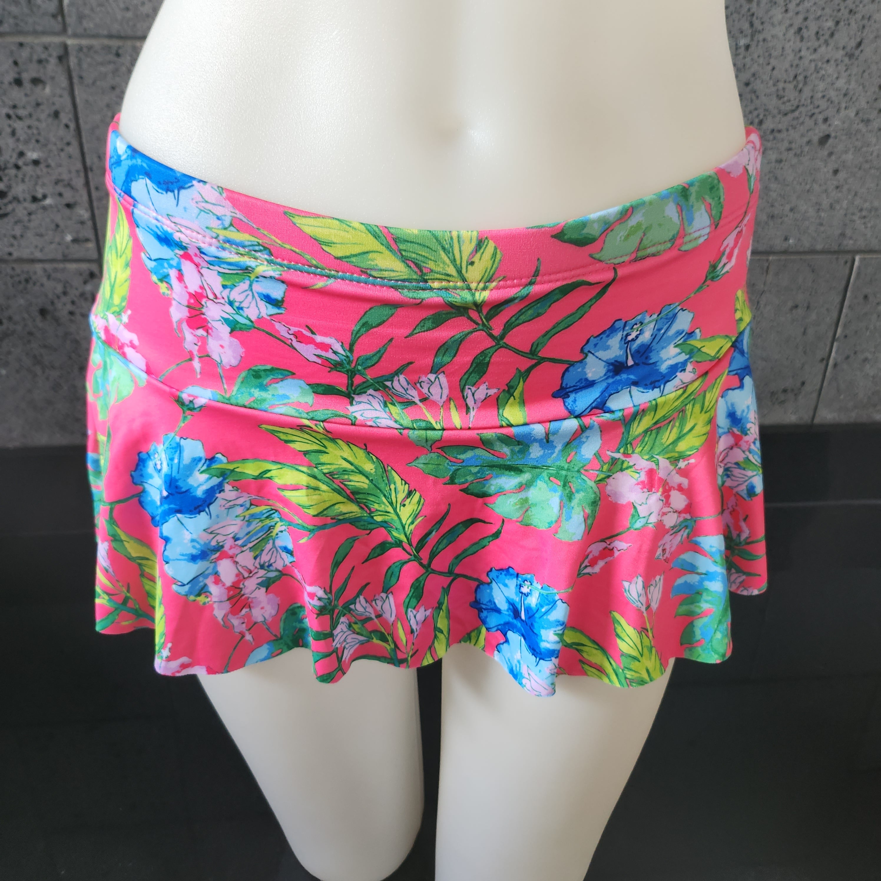 Loco Boutique Water Color Flared Skort