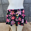 Loco Boutique Woman's Tropical Orchid Skirt - BLACK / S