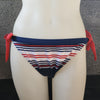 Loco Boutique Woman's Yacht Removable Ribbons Bikini Bottom - NAVY / XS