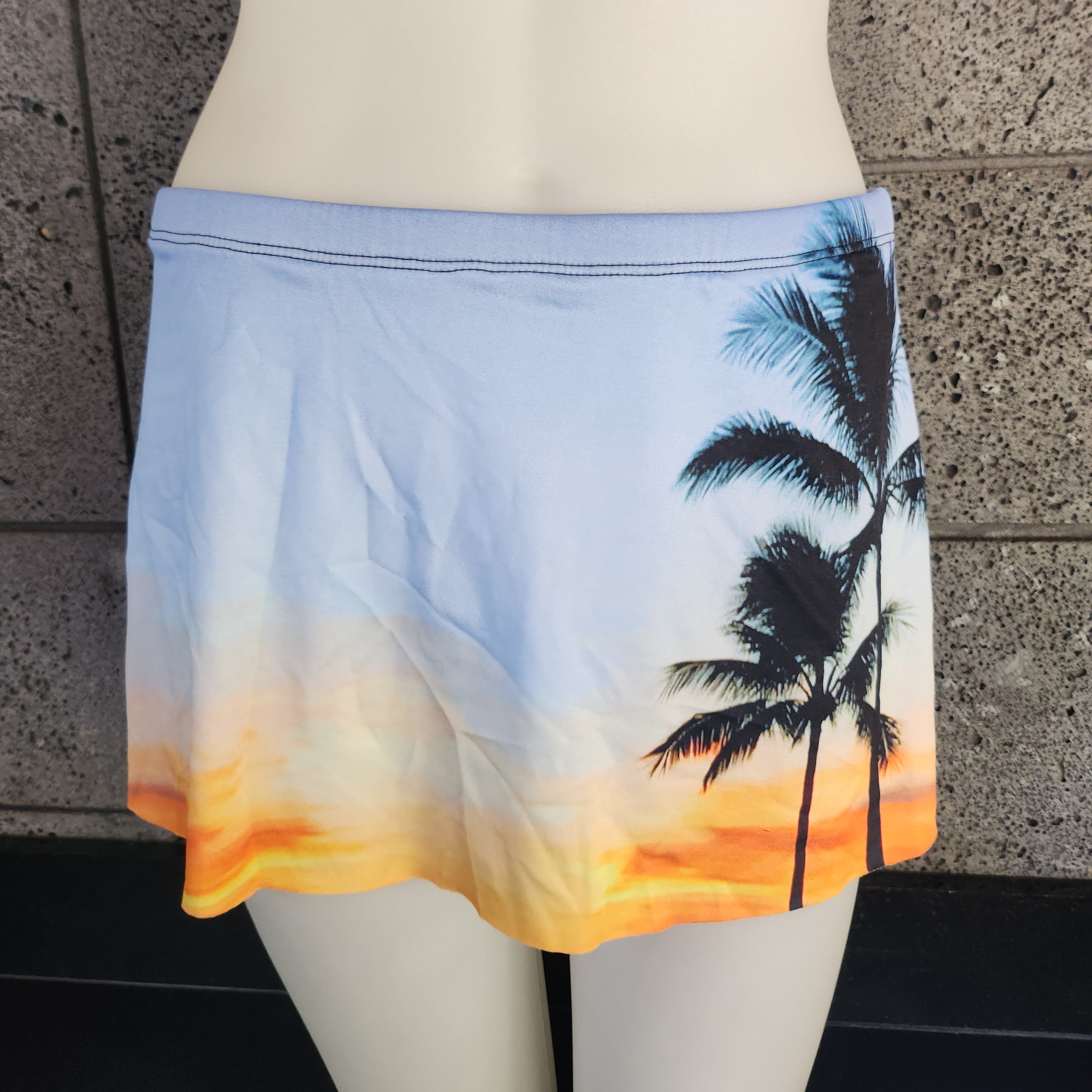 Loco Boutique Ko Olina Sunset Banded Skort