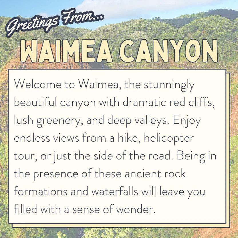 Waimea Canyon Postcards Candle - Loco Boutique