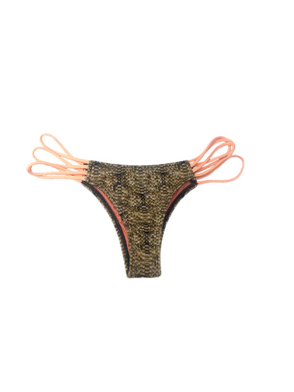 Cobra Strap Side Swim Bottom - Loco Boutique