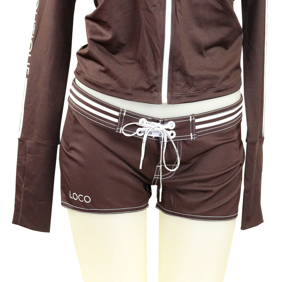 Loco Boutique Solid Stripe Boardshorts